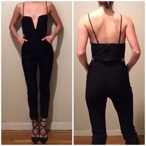 Nasty Gal Midnight Run Jumpsuit, Size S